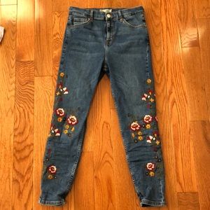 Floral Jeans